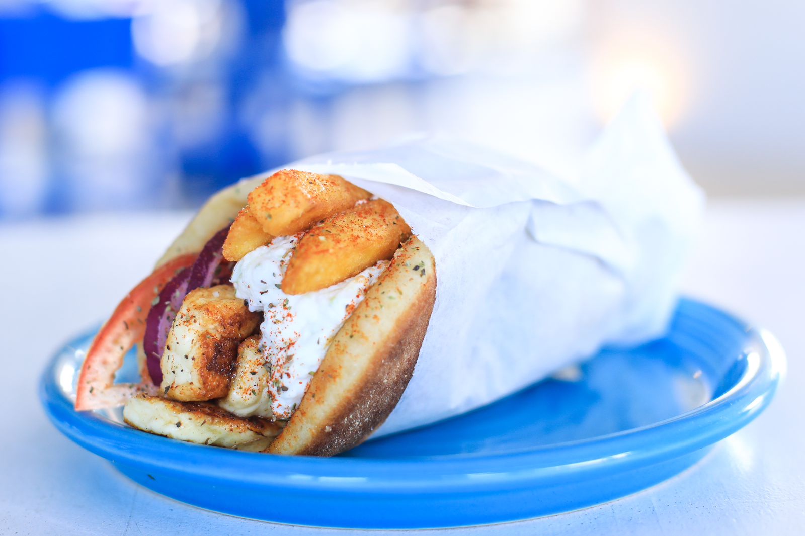 Halloumi Gyro